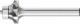 Edge Burr V with Bearing Guide 6mm Shank V 1612/6 CR3.0