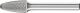 Tree Radius End Burr RBF 6mm Shank RBF 1020/6 MICRO