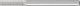 Miniature Burr ZYAS 3mm Shank - Cylindrical End Cut ZYAS 0313/3 C5
