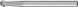Miniature Burr KUD 3mm Shank - Ball Shape KUD 0302/3 C5