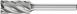 Cylindrical Burr ZYA 1/4