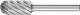Cylindrical Radius Burr WRC 1/4