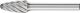 Tree Radius Burr RBF 1/4