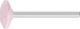 B Shape 3mm Shank Aluminium Oxide - Pink - O Hardness B72 3 AR 100 O 5 V
