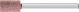 POLIFLEX Mounted Point 3mm shank Rubber Type PF ZY 0610/3 AR 120 GR