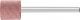 POLIFLEX Mounted Point 3mm shank Rubber Type PF ZY 1010/3 AR 120 GR