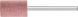 POLIFLEX Mounted Point 3mm shank Rubber Type PF ZY 1015/3 AR 120 GR