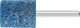 POLIFLEX Mounted Point 6mm shank Polyurethane Type PF ZY 2530/6 CU16 PU-STRUC