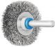 Shaft Mounted Wheel Brush - Crimped Wire - 6mm Shaft RBU 4009/6 INOX 0.20