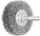 Shaft Mounted Wheel Brush - Crimped STEEL Wire - 6mm Shaft RBU 5015/6 ST 0.20