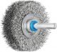 Shaft Mounted Wheel Brush - Crimped Wire - 6mm Shaft RBU 5015/6 INOX 0.20