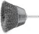 Shaft Mounted Cup Brush - Crimped STEEL Wire - 6mm Shaft TBU 6015/6 ST 0.30