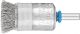 Pencil Brush 6mm Shaft Mounted - Crimped INOX Wire Limiting Rings PBUR 2020/6 INOX 0.20