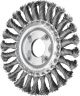 Wheel Brush - Twist Knot STEEL Wire RBG 11512/22.2 ST 0.50