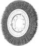 Wheel Brush with Arbor Hole - Crimped STEEL Wire - Suits Bench & Straight Grinders RBU 15012/22.2 ST 0.25