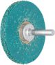Shaft Mounted Wheel Brush - Encapsulated STEEL Wire - 6mm Shaft RBV 6307/6 ST 0.30