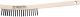 Hand Scratch Brush - STEEL Wire - Wooden Body Long Handle 350mm HBU 30 ST LH 0.35