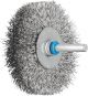 Shaft Mounted Wheel Brush - Crimped Wire - 6mm Shaft RBU 7015/6 INOX 0.30