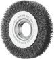 Wheel Brush with Arbor Hole - Crimped STEEL Wire - Suits Bench & Straight Grinders RBU 10020/14.0 ST 0.30
