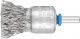 Pencil Brush 6mm Shaft Mounted - Crimped Wire PBU 2020/6 INOX 0.50