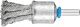Pencil Brush 6mm Shaft Mounted - Twist Knot Wire PBG 1919/6 INOX 0.35