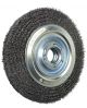 Bench Wheel Brush with Arbor Hole GP - Crimped STEEL Wire - Suits Bench & Straight RBU 20025 T/51 ST 0.35 PSF (Inc. Bushes)