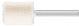 Felt Point ZYA Cylindrical Shape 6mm Shank FK ZYA 2025/6M ST-BO