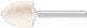 Felt Point 6mm Shank SPK Conical Pointed Shape FK SPK 2025/6M