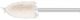 Felt Point 3mm Shank SPK Conical Pointed Shape FK SPK 1018/3M