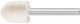 Felt Point 6mm Shank SPK Conical Pointed Shape FK SPK 1520/6M