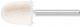 Felt Point 6mm Shank KEL Conical Shape FK KEL 2025/6M