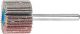 Mounted Flap Wheel Fan Grinder Aluminium Oxide - 6mm Shank F 2520/6 A 80 Grit