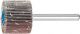 Mounted Flap Wheel Fan Grinder Aluminium Oxide - 6mm Shank F 2520/6 A 180 Grit