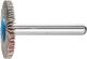 Mounted Flap Wheel Fan Grinder Aluminium Oxide - 6mm Shank F 3003/6 A 120 Grit