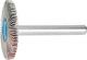 Mounted Flap Wheel Fan Grinder Aluminium Oxide - 6mm Shank F 3003/6 A 240 Grit