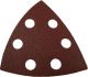 Delta Type Velstick Disc 6 Hole E28V Aluminium Oxide Stearated 'E' Weight - 93 x 93mm E28V 120 Grit