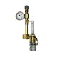 Pipeline Regulated Flowmeter Kit, 0-30L/Min, 653 Regulated Flowmeter, Mounting Elbow, Isolation Valve & Fitting to 18mm Polybutylene inlet. Include block/Gauge for monitoring Pipeline Pressure
