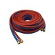 6mm Red Blue twin hose, 10m long and Harris quality fittings/tagged