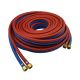 6mm Red Blue twin hose, 15m long and Harris quality fittings/tagged