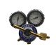 Model 825”TEST “reg, Side Inlet, SRV, Stainless Dia, 0-4000kpa, Hard Hats. Type 50.