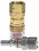 Quick Action Coupler Fuel Gas EN561 Regulator End G3/8