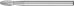 Miniature Burrs B 3mm Shank - Flame Shape - Tungsten Carbide