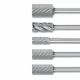 Cylindrical End Cut Burrs ZYAS 6mm Shank - Tungsten Carbide