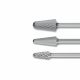 Conical Radius End Burrs KEL 6mm Shank - Tungsten Carbide