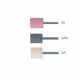 Cylindrical Euro 3mm Shank Aluminium Oxide