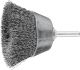 Shaft Mounted Cup Brushes TBU - Crimped STEEL Wire - 6mm Shaft - Various Sizes