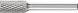Cylindrical End Cut Burr ZYAS 6mm Shank ZYAS 1020/6 C3 PLUS