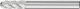 Cylindrical Radius Burr WRC 6mm Shank WRC 0616/6 C NON-FERROUS