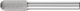 Cylindrical Radius Burr WRC 6mm Shank WRC 0820/6 MICRO