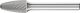 Tree Radius End Burr RBF 6mm Shank RBF 1020/6 C5